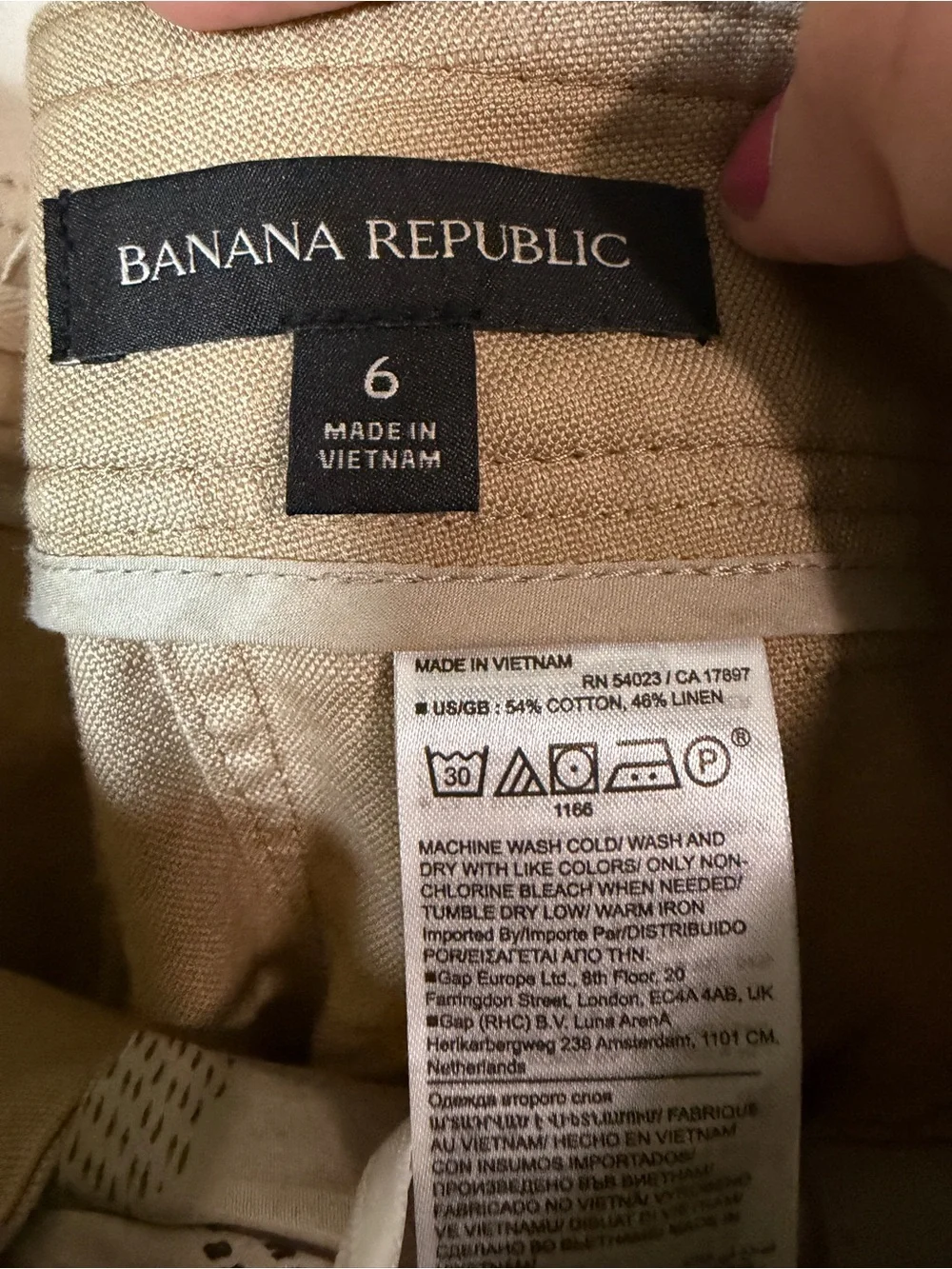 Banana Republic Archive explorer high waisted wide leg culotte trouser pants 6
